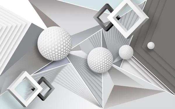 מדבקת טפט | צורות מעניינות