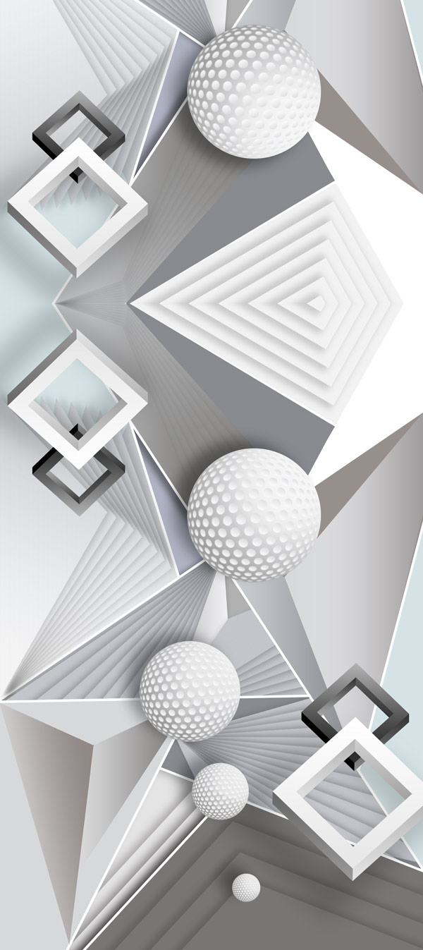 טפט לדלת | צורות מעניינות