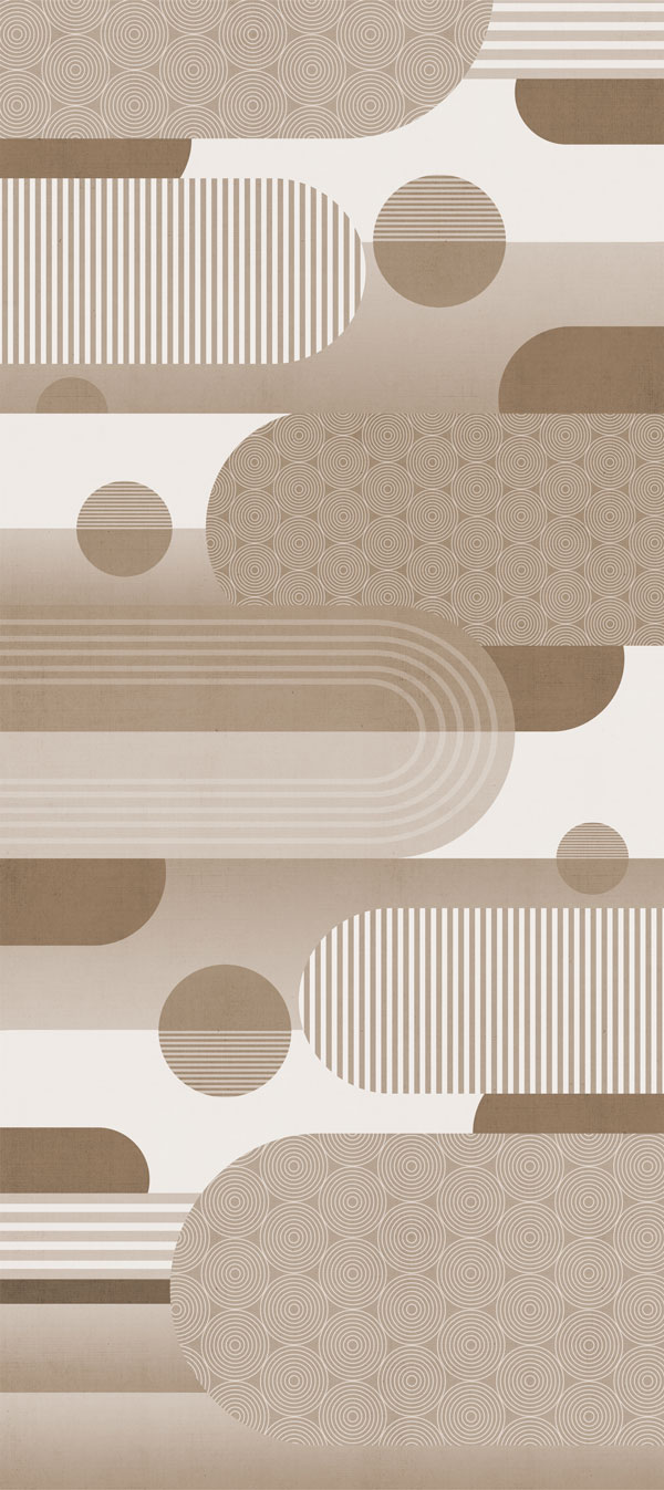 טפט לדלת | עיצוב מודרני חום