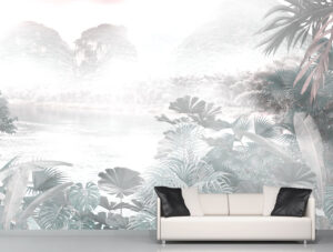 מדבקת טפט | טבע לבן