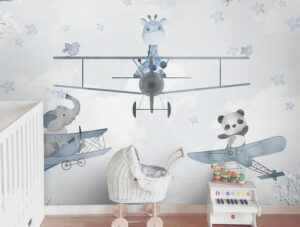 מדבקת טפט | בעלי חיים טסות