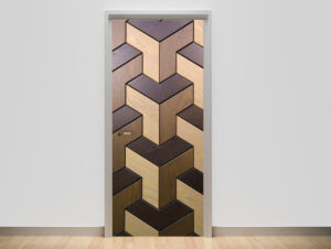 טפט לדלת | עיצוב מודרני עץ