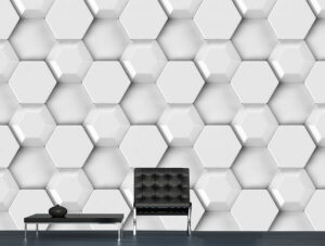 מדבקת טפט | כוורת תלת מימד