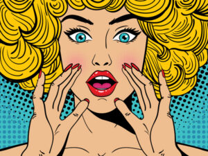 מדבקת טפט | גברת קומיקס