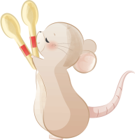 מדבקת קיר | עכבר מוזיקלי