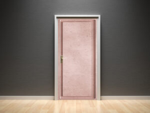 טפט לדלת | בטון ורדרד