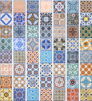 מדבקת בורדר | אריחים צבעוניים