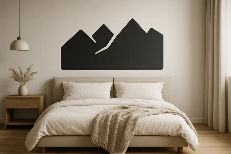 מדבקת קיר הרים לעיצוב חדרים