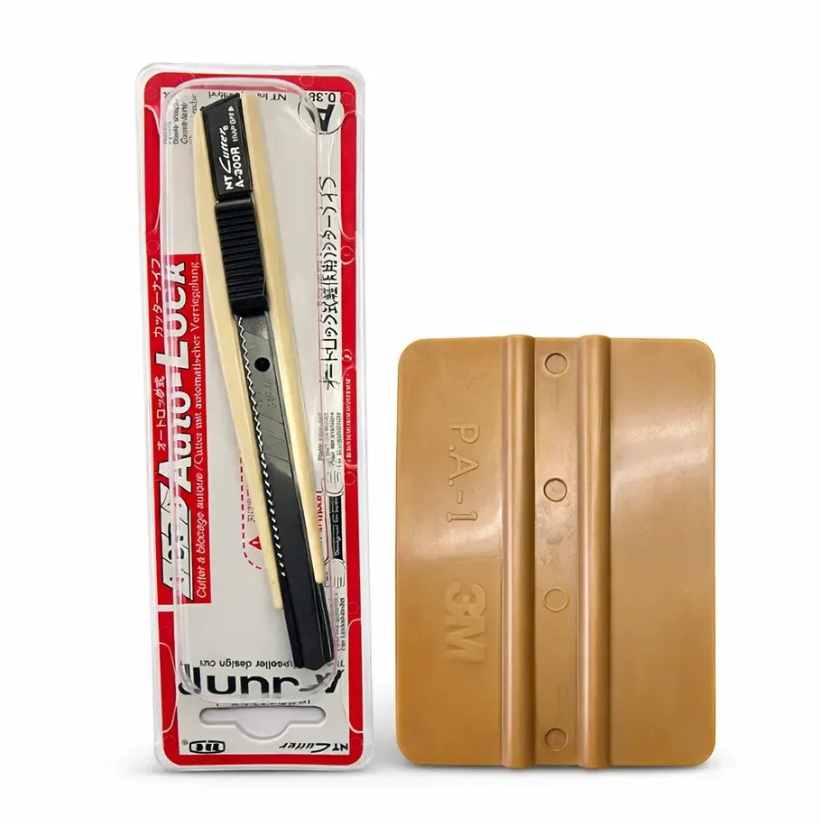 סט כלי הדבקה – סכין חיתוך יפני + כרטיס הידוק 3M