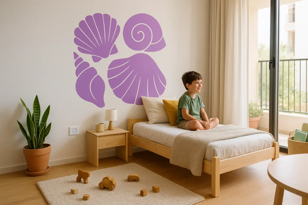 מדבקות קיר ויניל פרימיום - צדפים