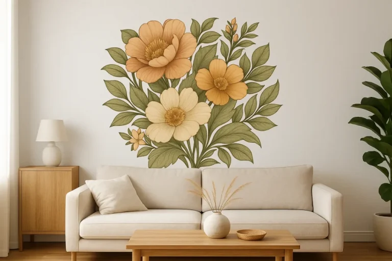 מדבקות קיר לסלון