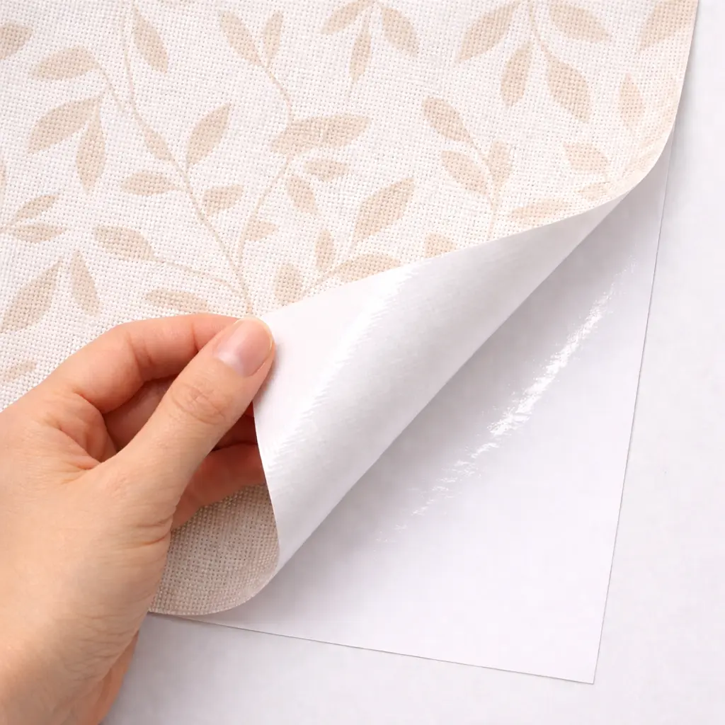 קנבס מסורתי עם דבק טפטים