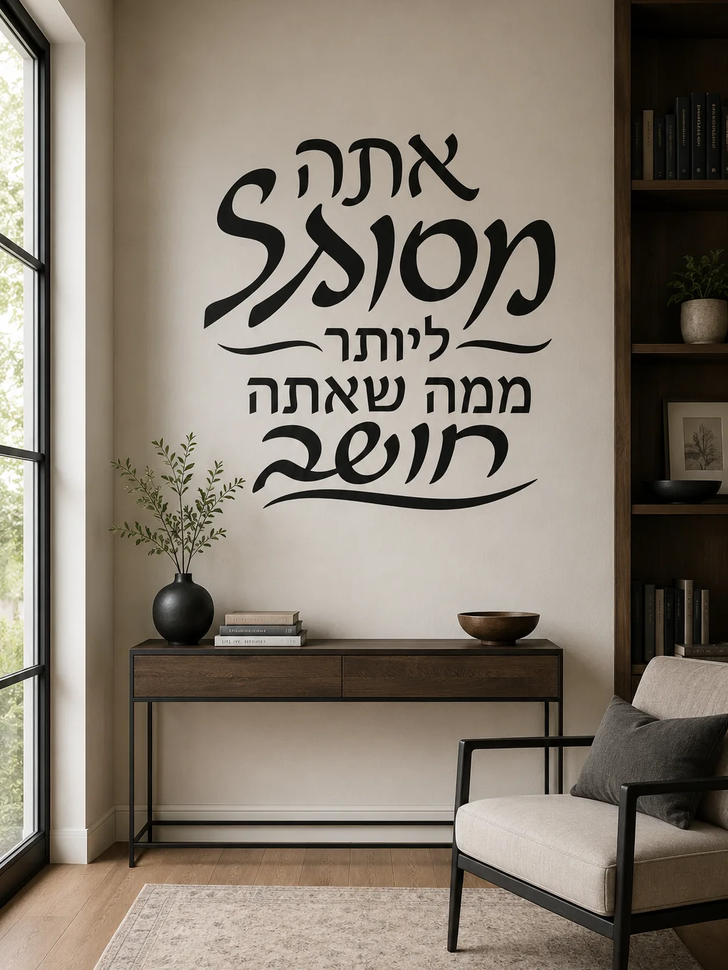 קליגרפיה עברית אלגנטית