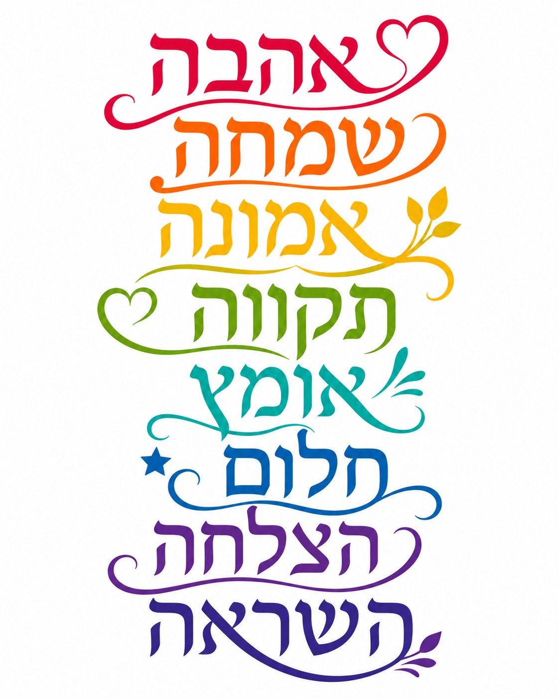 טיפוגרפיה אלגנטית בעברית, בעיצוב מינימליסטי עם גוונים מעודנים וטקסטורות עדינות.