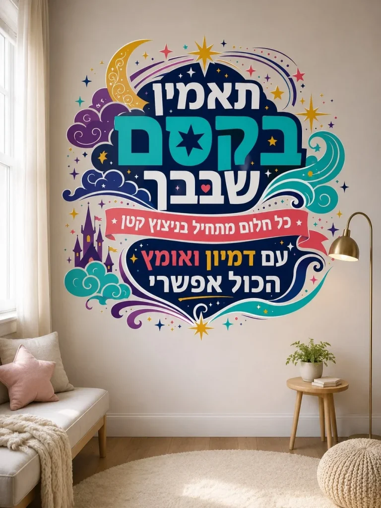 מדבקות קיר מעוצבות