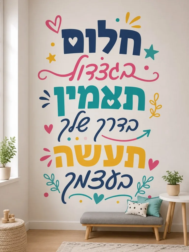 מדבקות קיר מעוצבות