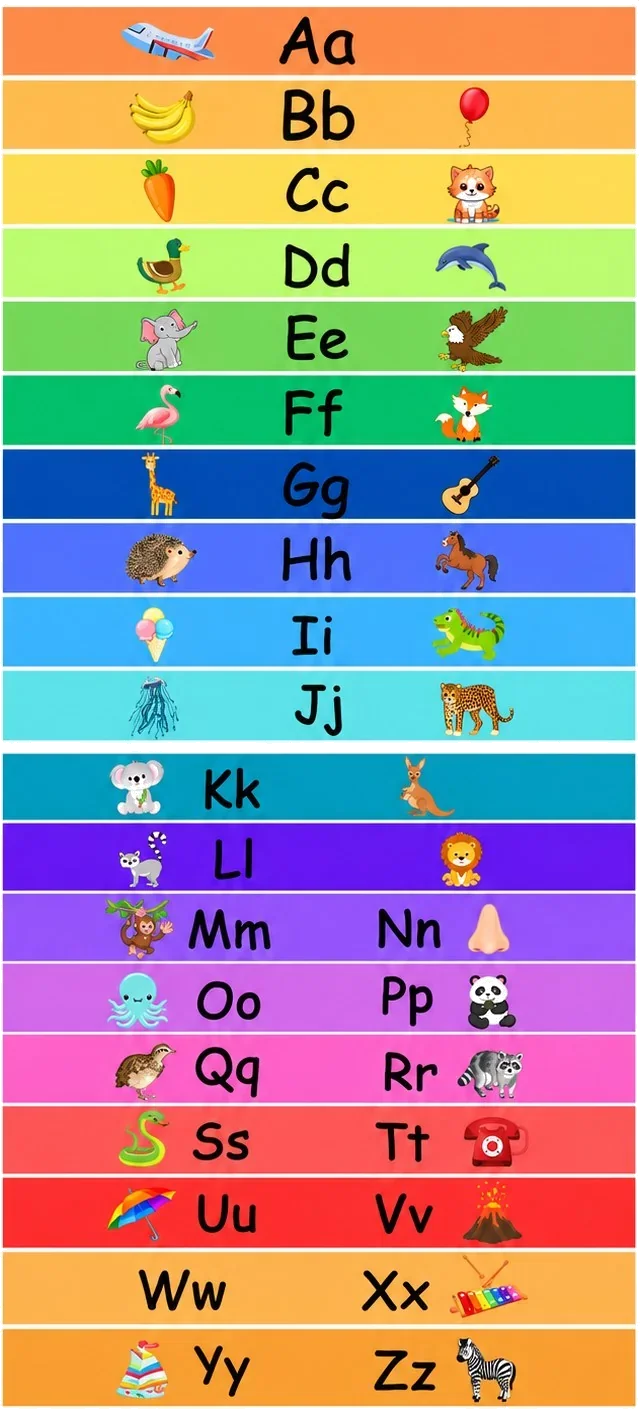 אלפבית משחקי עם תמונות